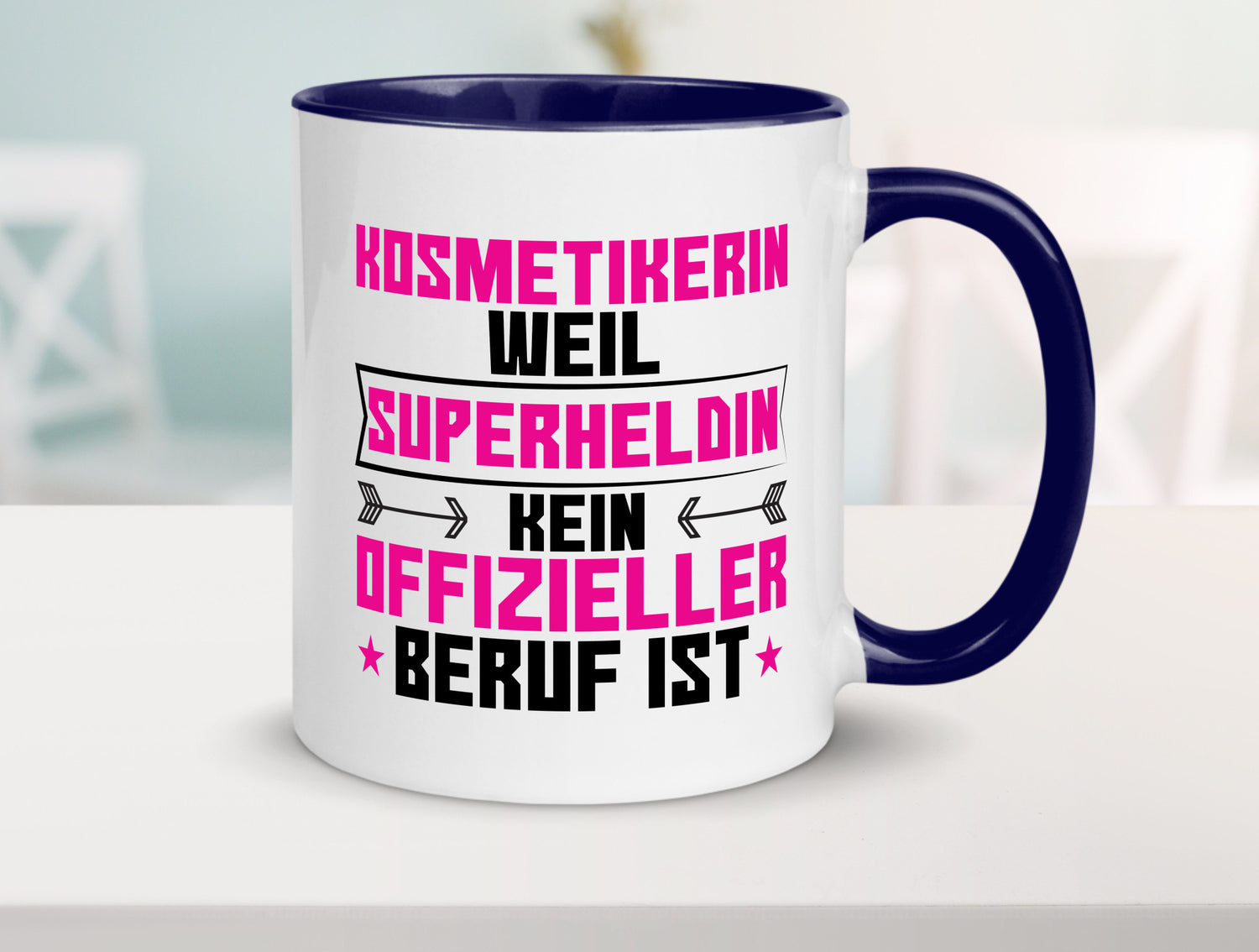 Superheldin Kosmetikerin | Kosmetik Stylistin Visagistin Geschenk Humor