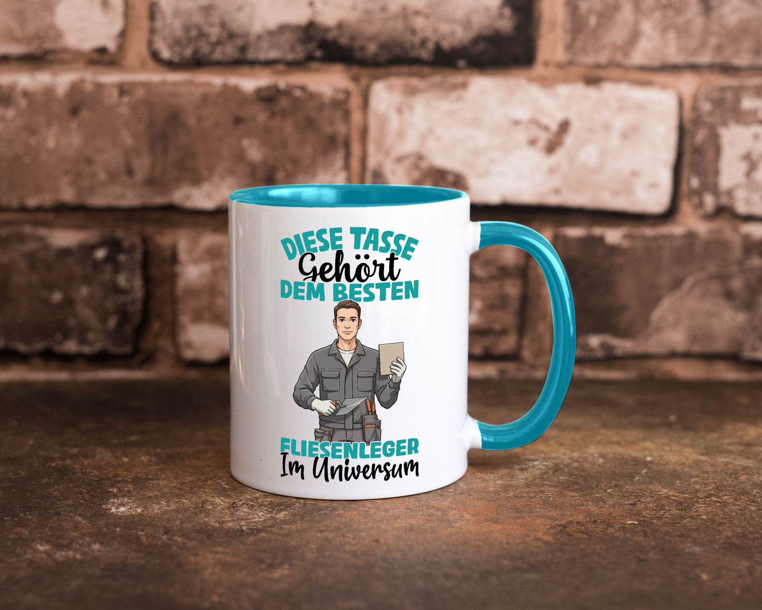 Im Universum: Fliesenleger | Fliesenlegen Bau Geschenk Humor Geschenkidee