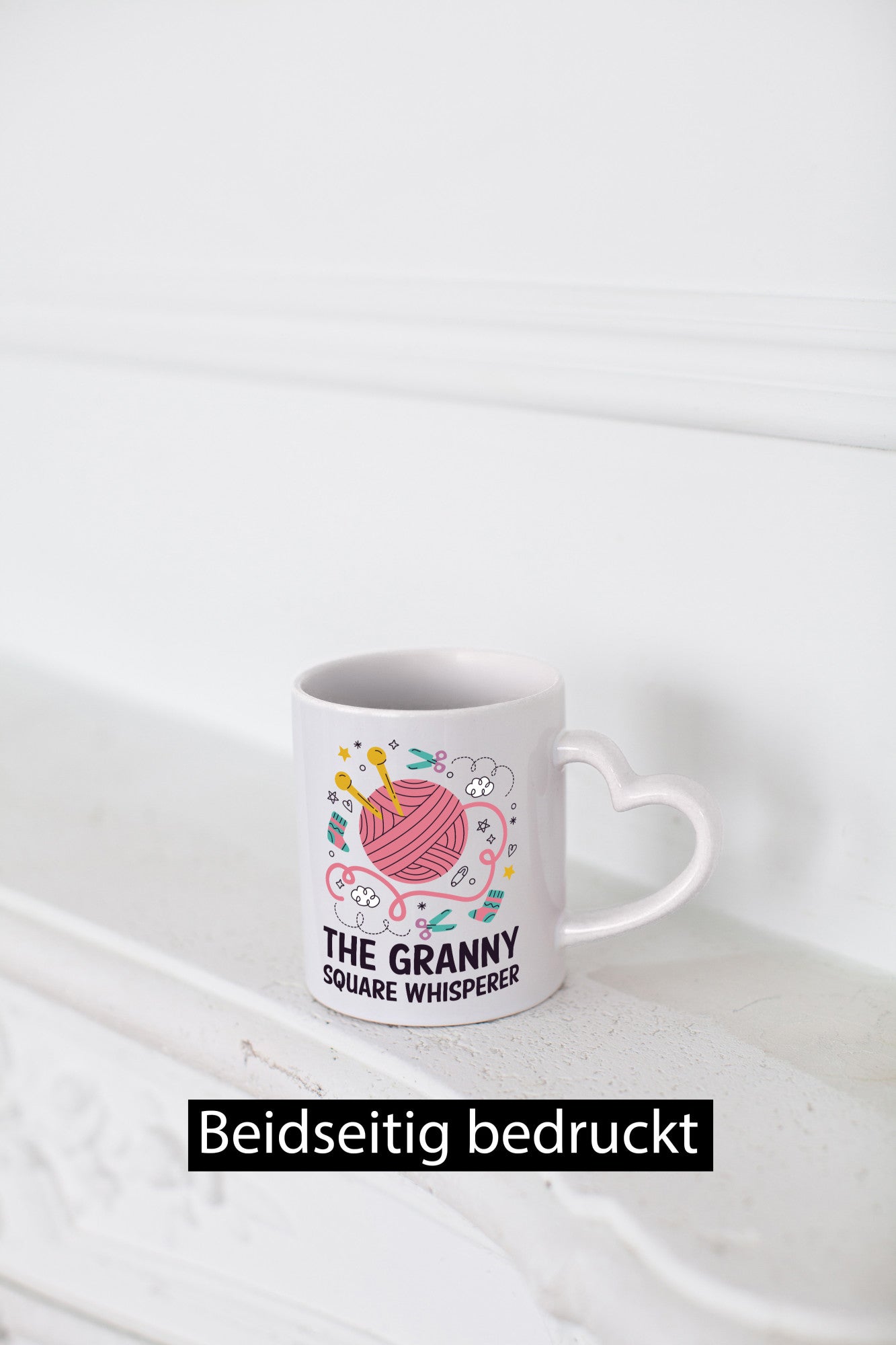 The Granny Square Whisperer | Socken Schere, lustiger Spruch Geschenk Humor