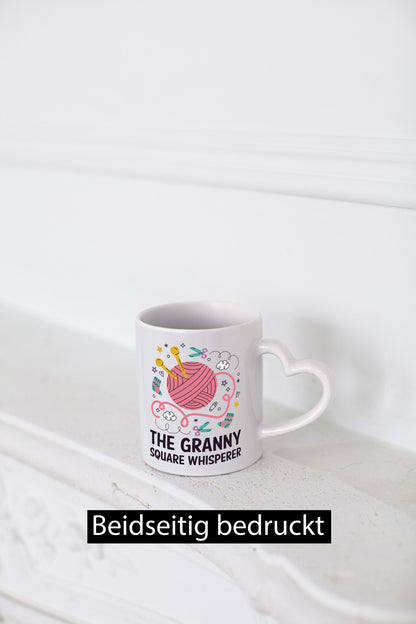 The Granny Square Whisperer | Socken Schere, lustiger Spruch Geschenk Humor