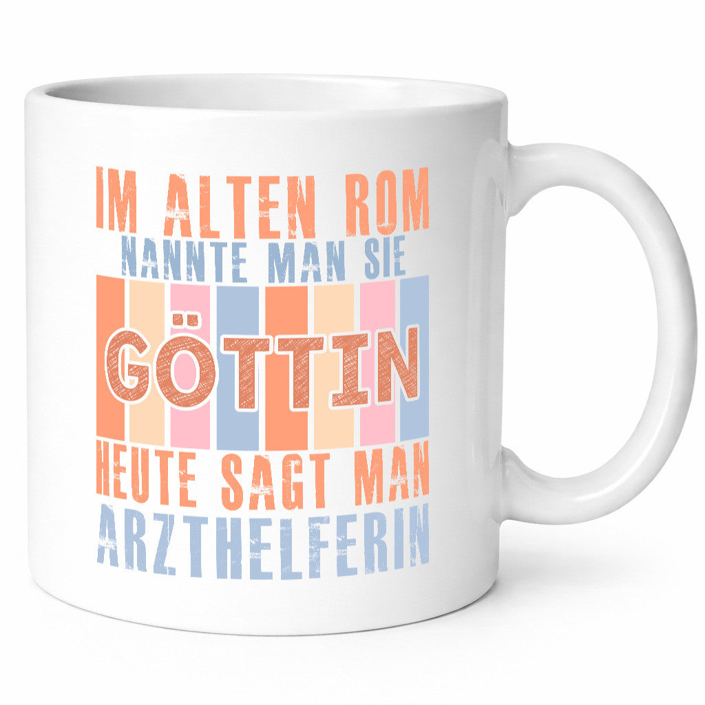 Heute sagt man: Arzthelferin | Fachangestellte Medizin Humor Geschenkidee Tasse