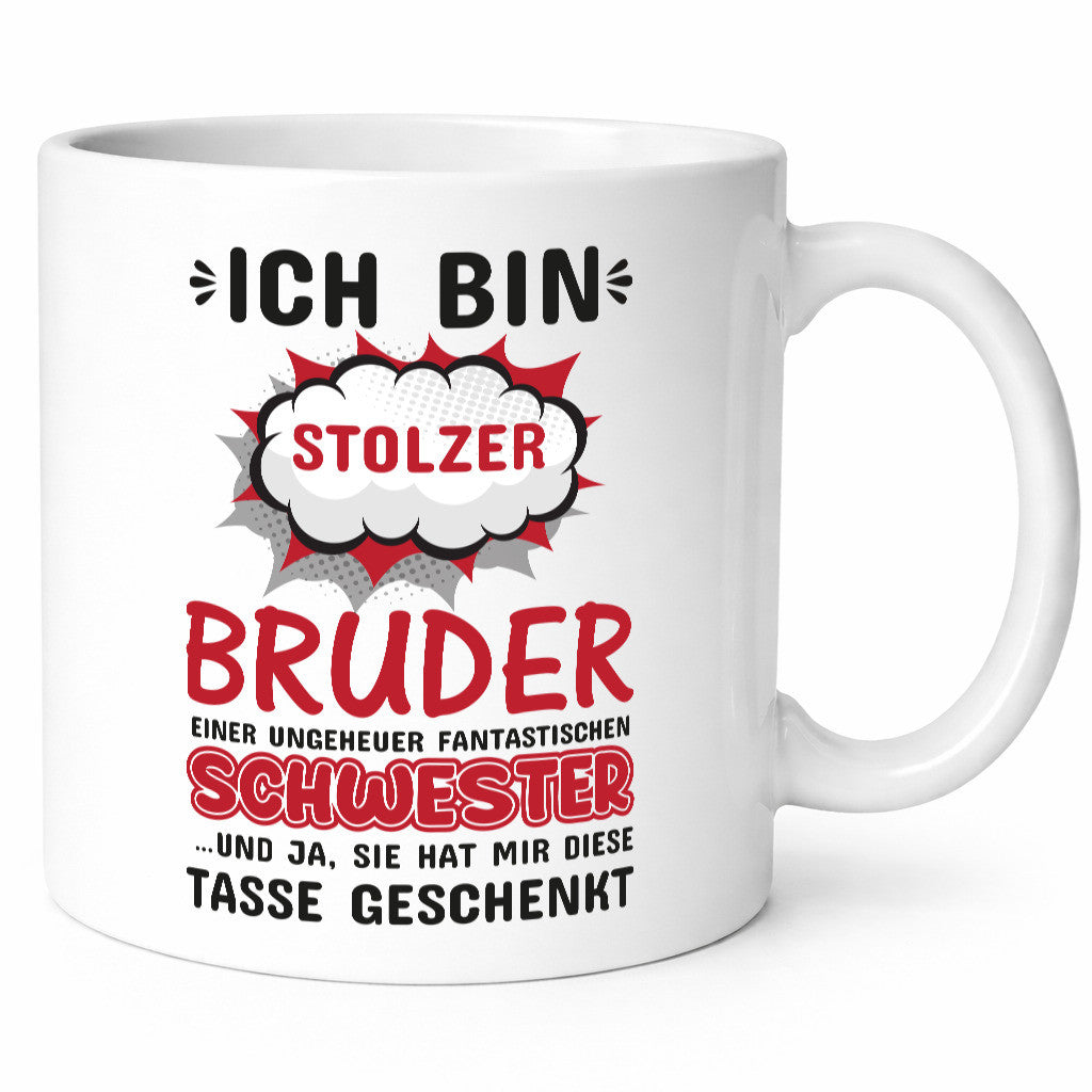 Stolzer Bruder | fantastische Schwester Geschwister lustig Humor Geschenkidee