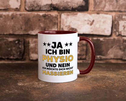 Ich bin Physio | lustige Spruch Tasse Physiotherapeut Geschenkidee Humor