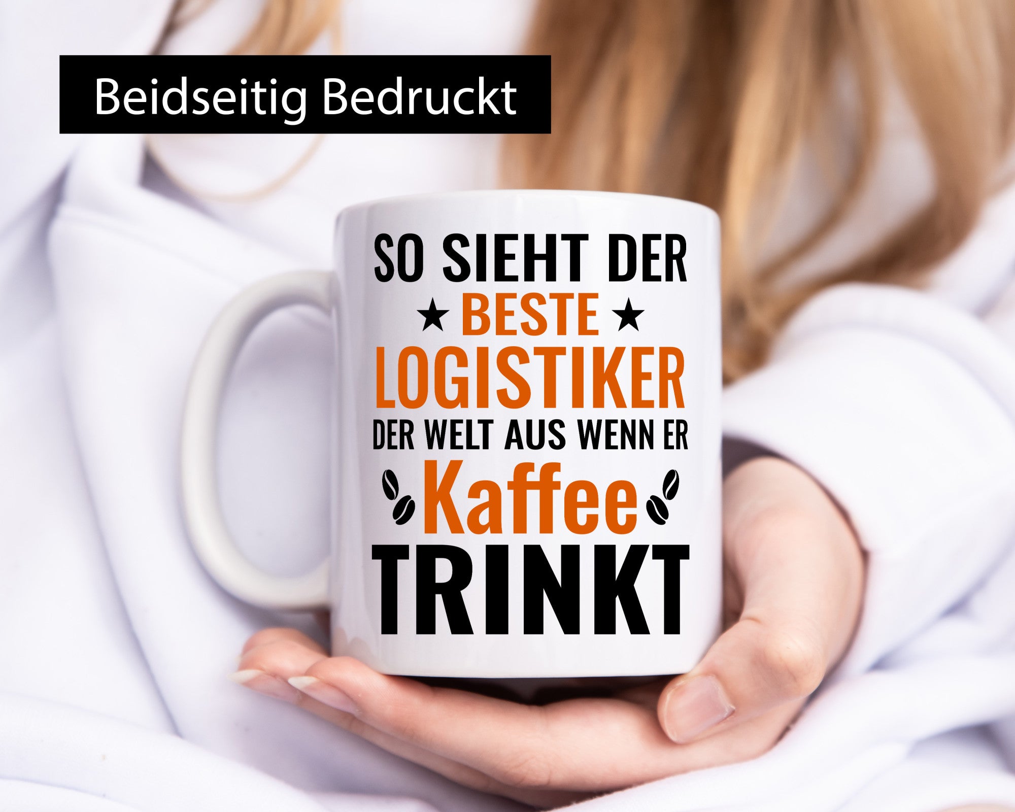 Kaffee trinkt: Logistiker | Beruf Logistik Geschenkidee Arbeit Kollegen Büro