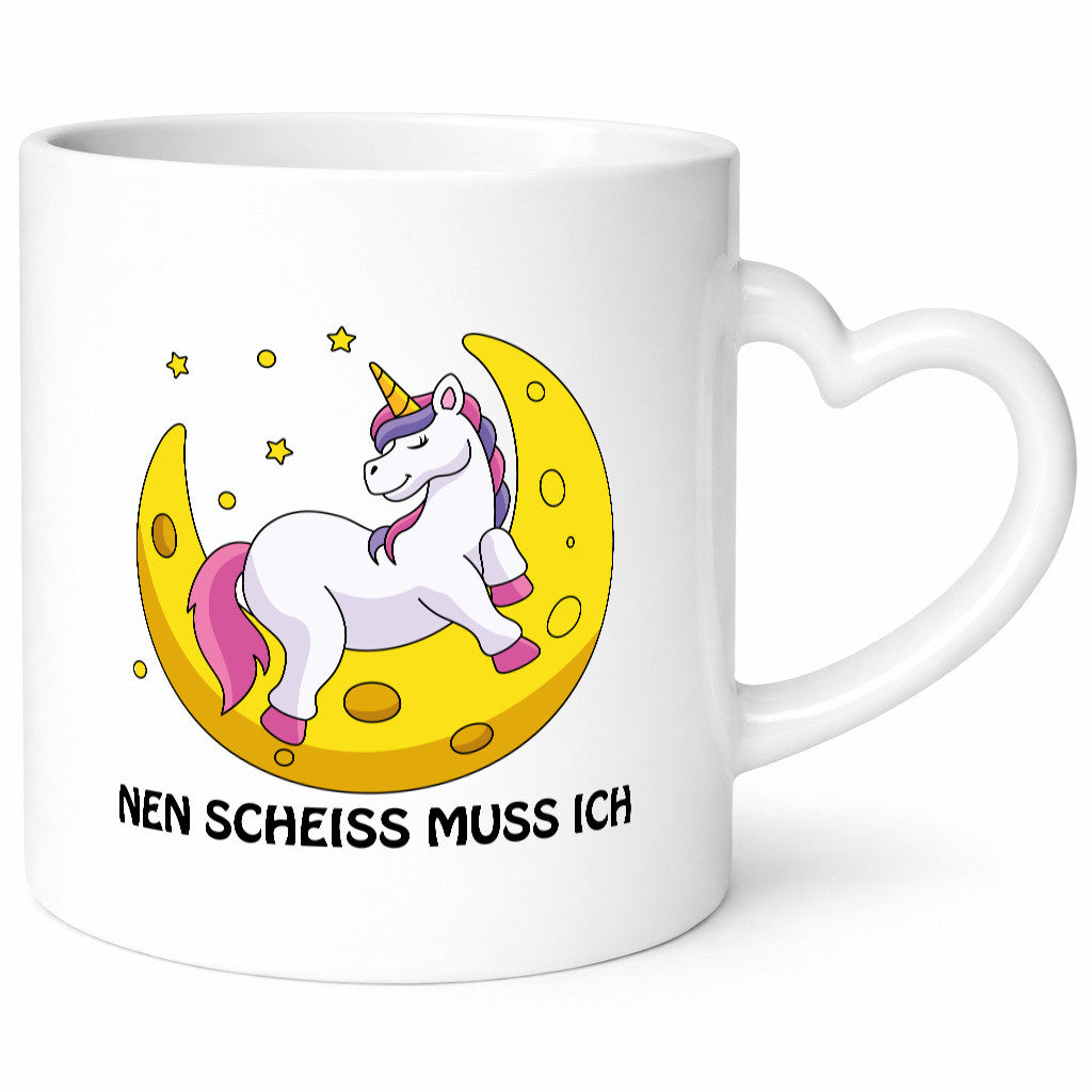Nen Scheiss muss ich Geschenkidee Humor Tasse