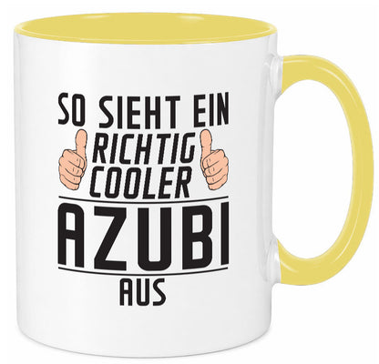 Richtig Cooler Azubi | Ausbildung Lehre Lehrling Geschenk Humor Geschenkidee Tasse