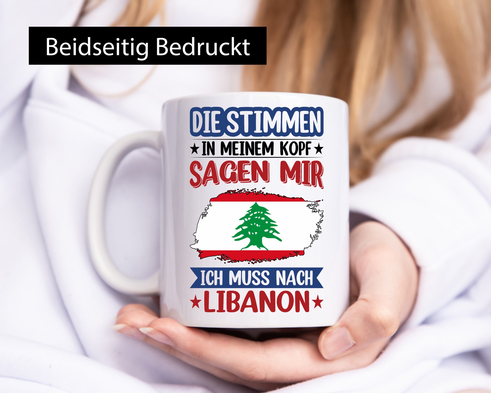 Libanon | Urlaub Stimmen in meinem Kopf Traumland lustig Humor Geschenkidee