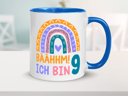 9. Geburtstag | 9 Jahre Regenbogen Bääm Mädchen Geschenk Geschenkidee lustiger