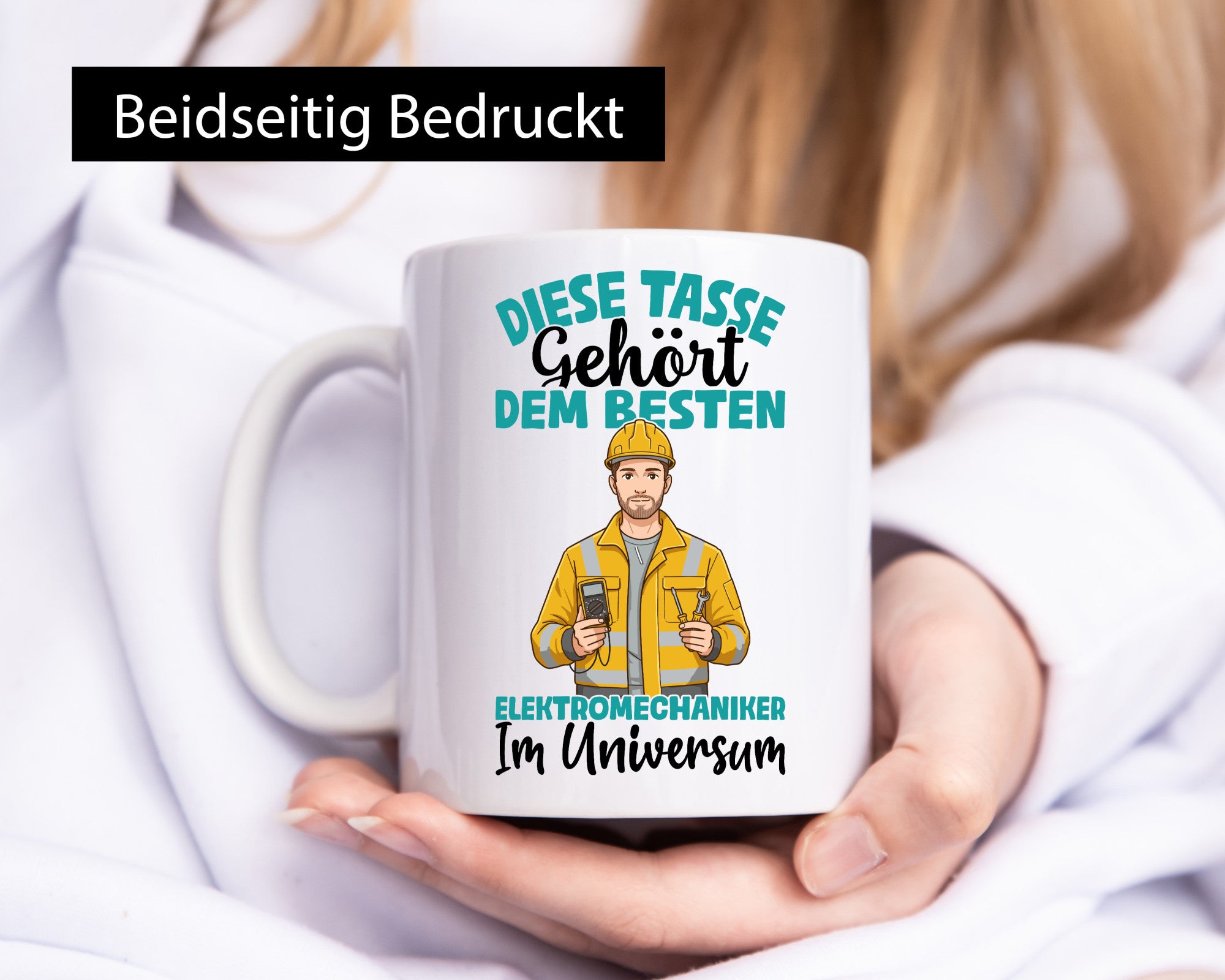 Im Universum: Elektromechaniker | Mechaniker lustig Humor Geschenkidee Geschenk