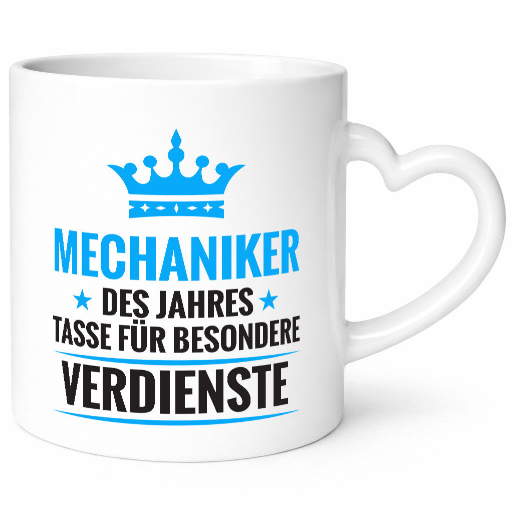 Besonderer Verdienst: Mechaniker | KFZ Werkstatt Geschenkidee Humor Tasse