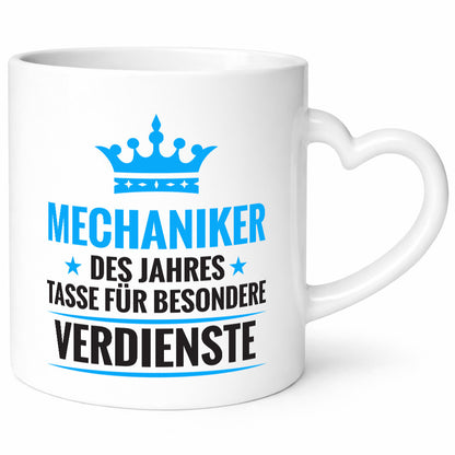 Besonderer Verdienst: Mechaniker | KFZ Werkstatt Geschenkidee Humor Tasse