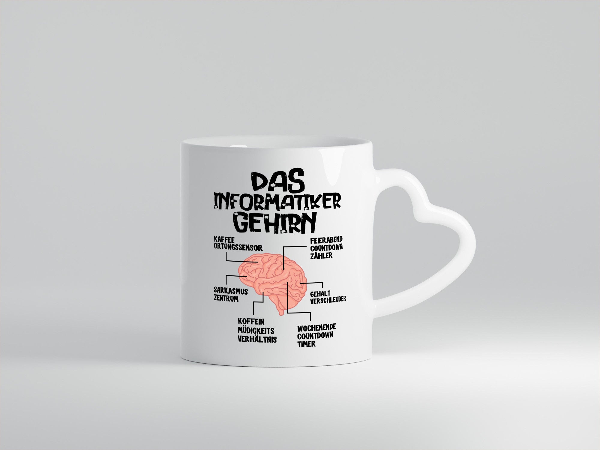 Das Informatiker Gehirn Humor Geschenkidee Tasse
