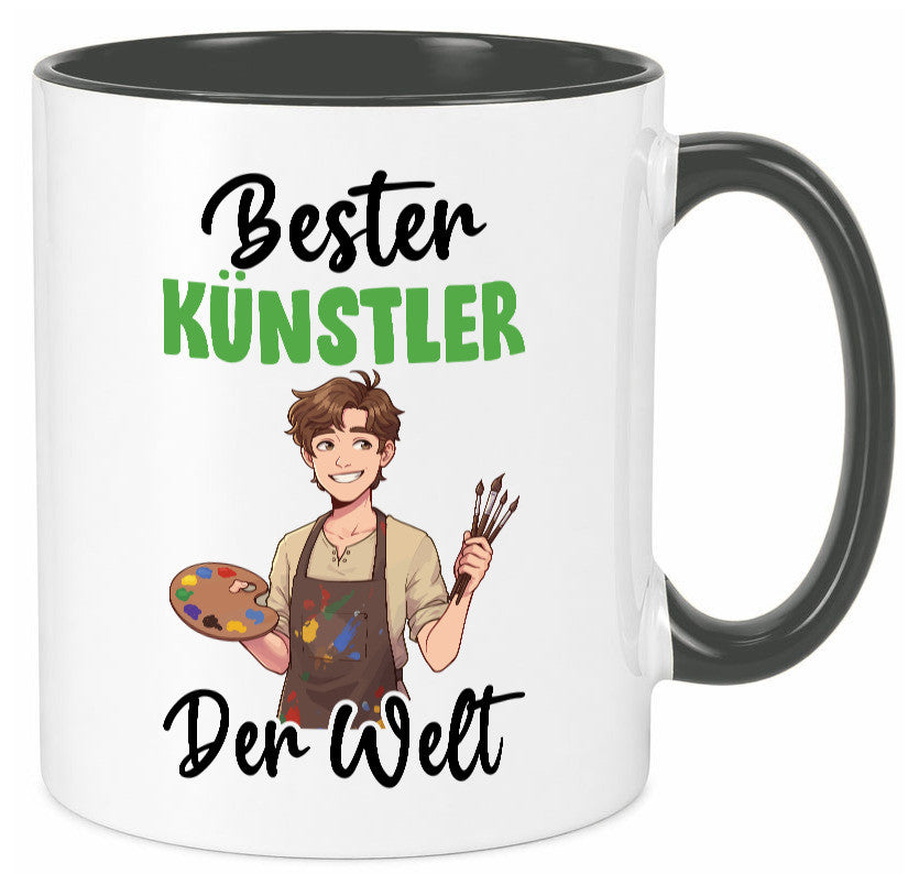 Bester Künstler | Kunst Geschenkidee Humor Tasse