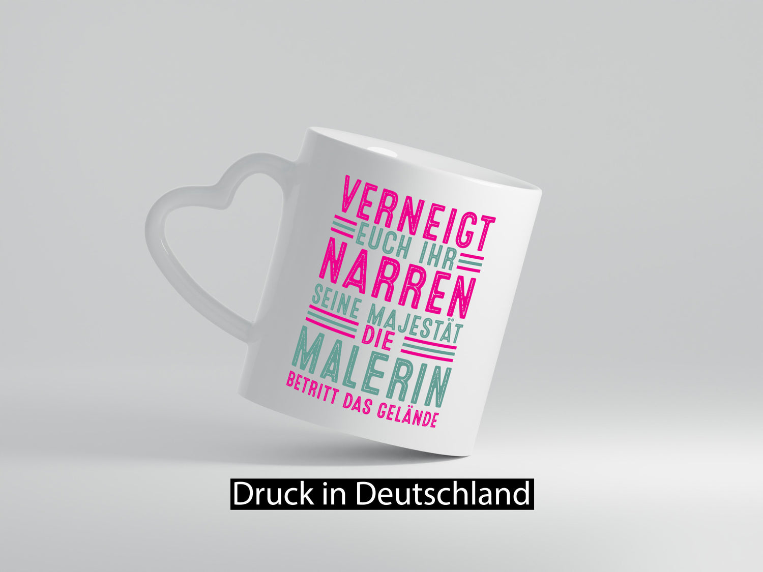 Verneigt euch: Malerin | Malerinnen Geschenkidee Humor Tasse