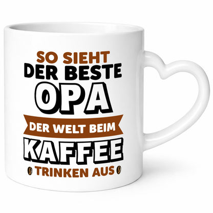 Der beste Opa Welt | Spruchtasse Großvater Humor lustiger Spruch Geschenk