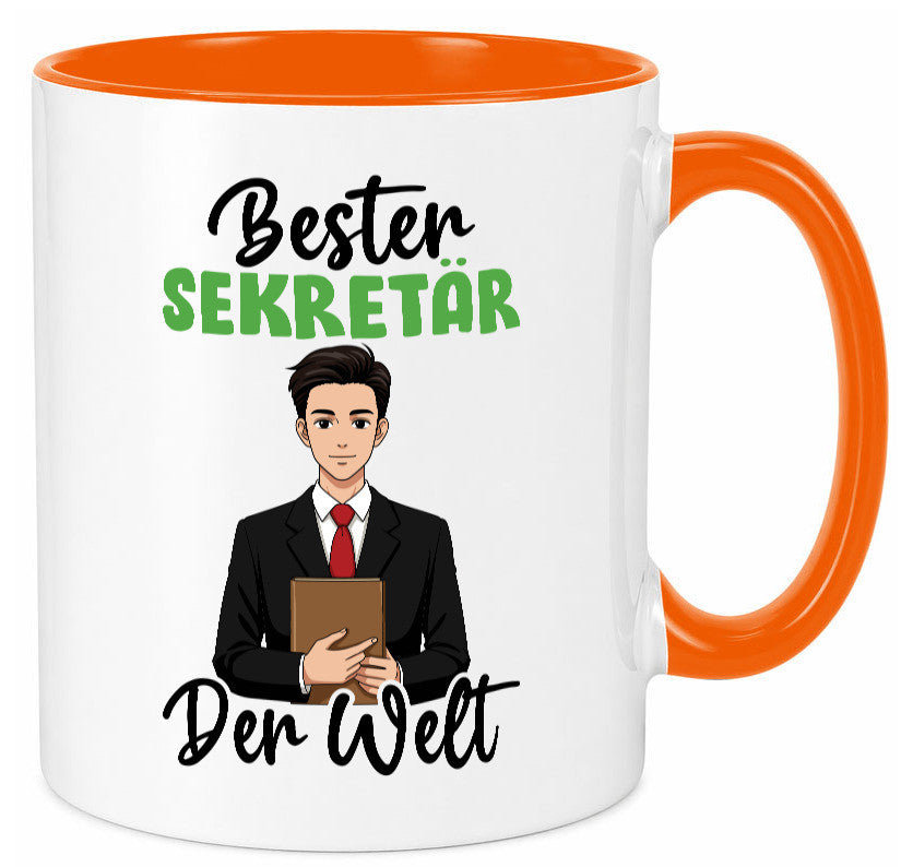 Bester Sekretär | Büro v2 lustiger Spruch Geschenk Arbeit Kollegen Tasse