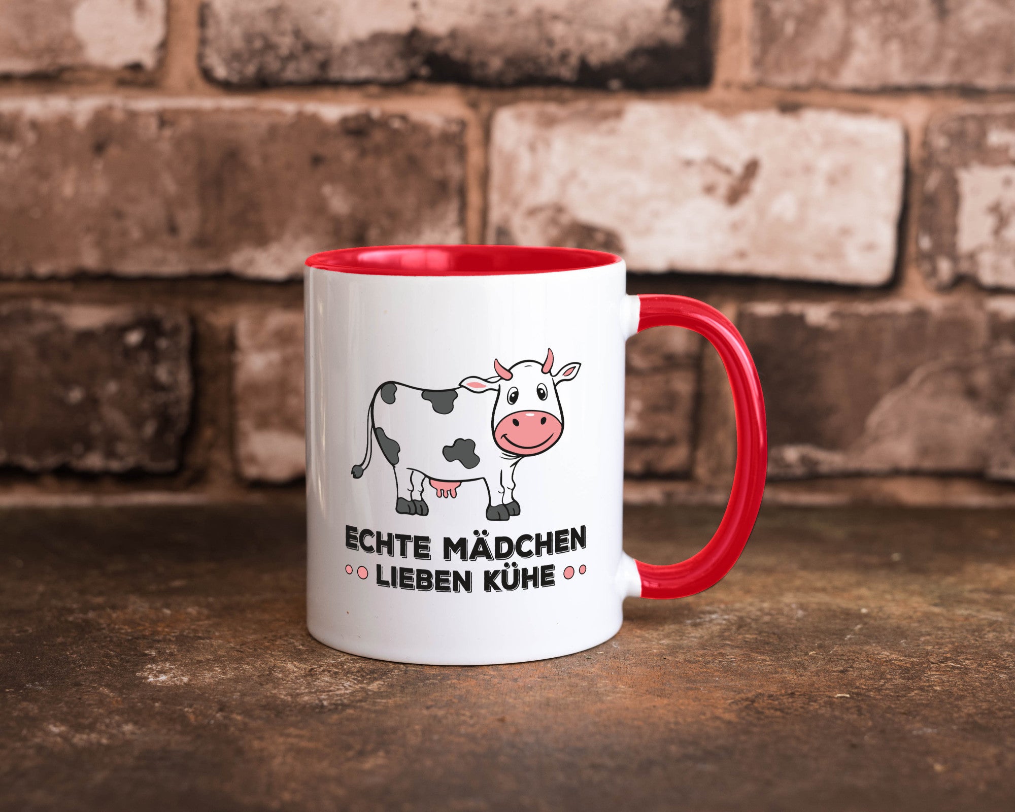 Echte mädchen lieben Kühe | Farm Farmer Bauer lustiger Spruch Geschenk Humor