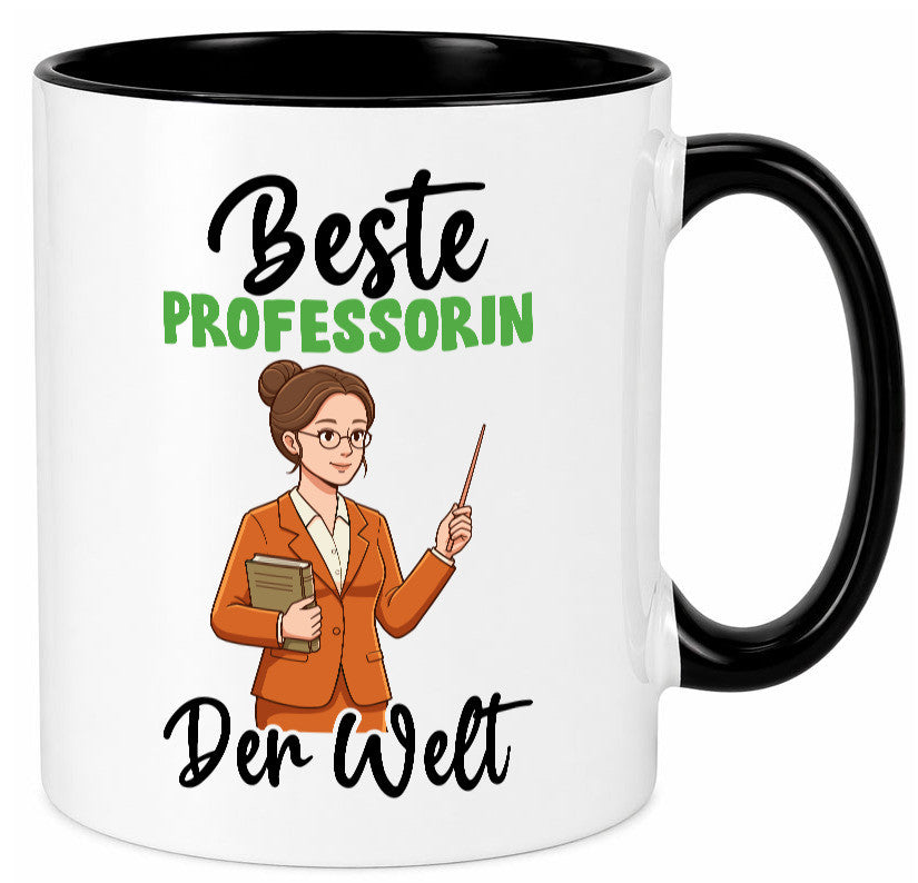 Beste Professorin | Uni Universität v2 Humor Geschenkidee Tasse