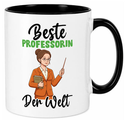 Beste Professorin | Uni Universität v2 Humor Geschenkidee Tasse