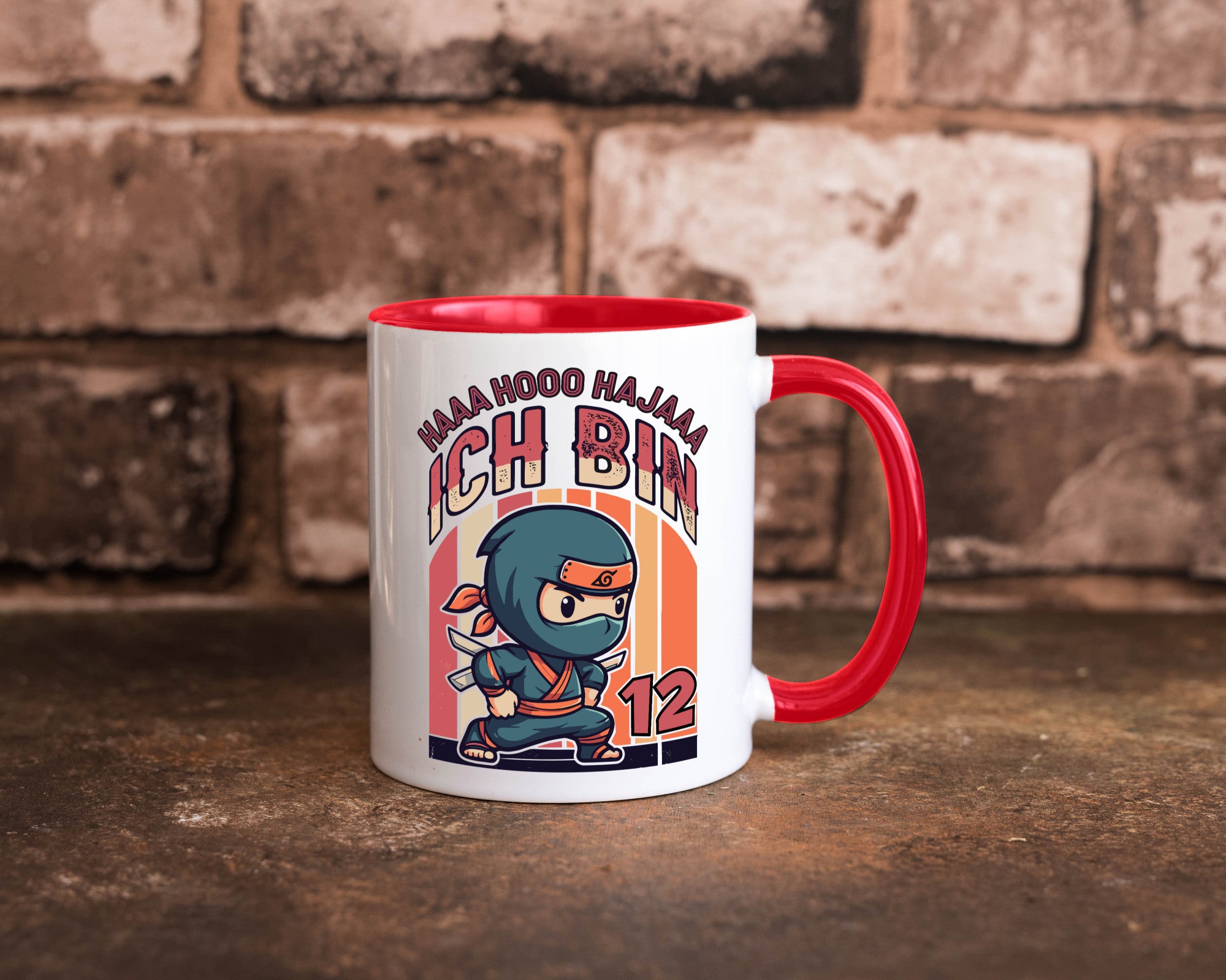 12. Geburtstag | Ninja Junge 12 Jahre Humor Geschenkidee Tasse