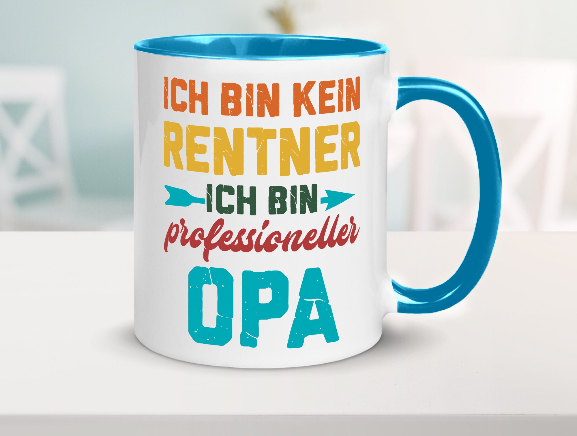 Ich bin Professioneller Opa | Rentner Großvater Geschenkidee Familie Humor Tasse