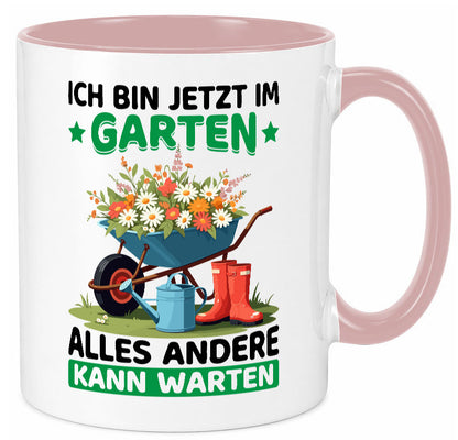 Im Garten alles andere kann warten | Gärtner Gartenarbeit Geschenk Arbeit