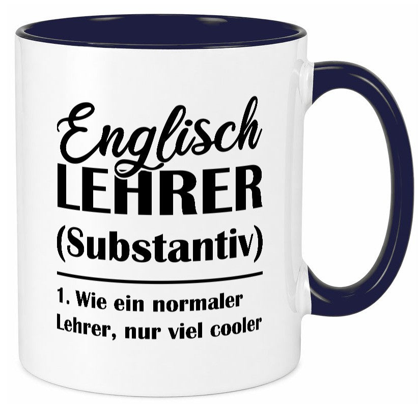 Englisch Lehrer, normal, nur viel cooler Geschenk Humor Geschenkidee lustiger Tasse
