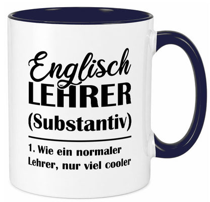 Englisch Lehrer, normal, nur viel cooler Geschenk Humor Geschenkidee lustiger Tasse