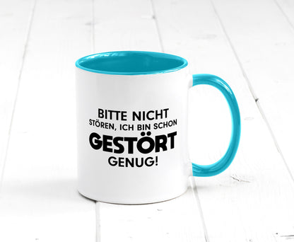 Bitte nicht stören | ich bin gestört Crazy lustig Humor Geschenkidee Geschenk