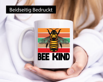 Bee Kind | Biene Imker lustiger Spruch Geschenk Humor Geschenkidee Tasse