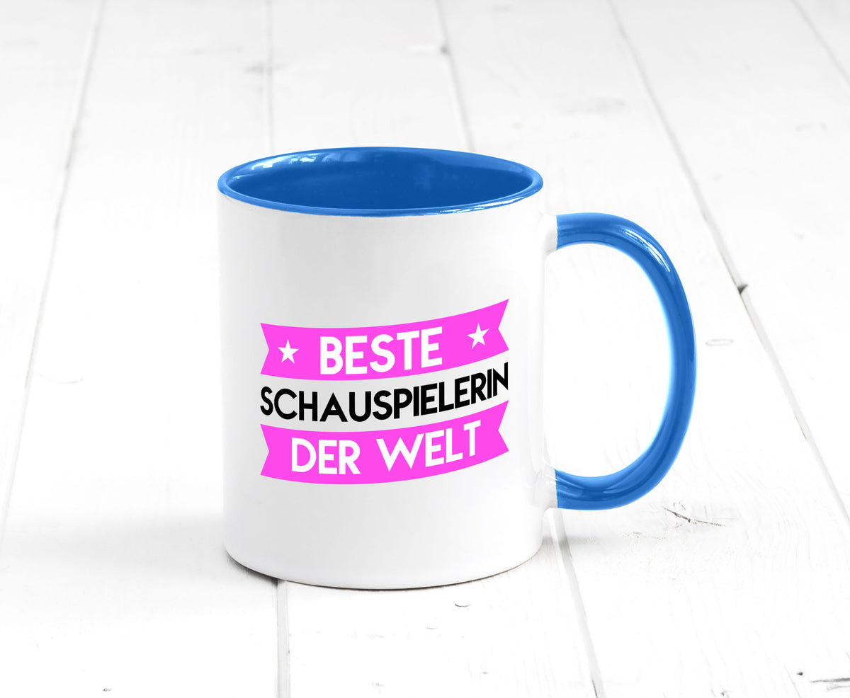 Beste Schauspielerin | Theater lustiger Spruch Geschenk Humor Geschenkidee Tasse