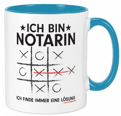Löse Probleme: Notarin | Juristin Geschenk Humor Geschenkidee lustiger Spruch Tasse
