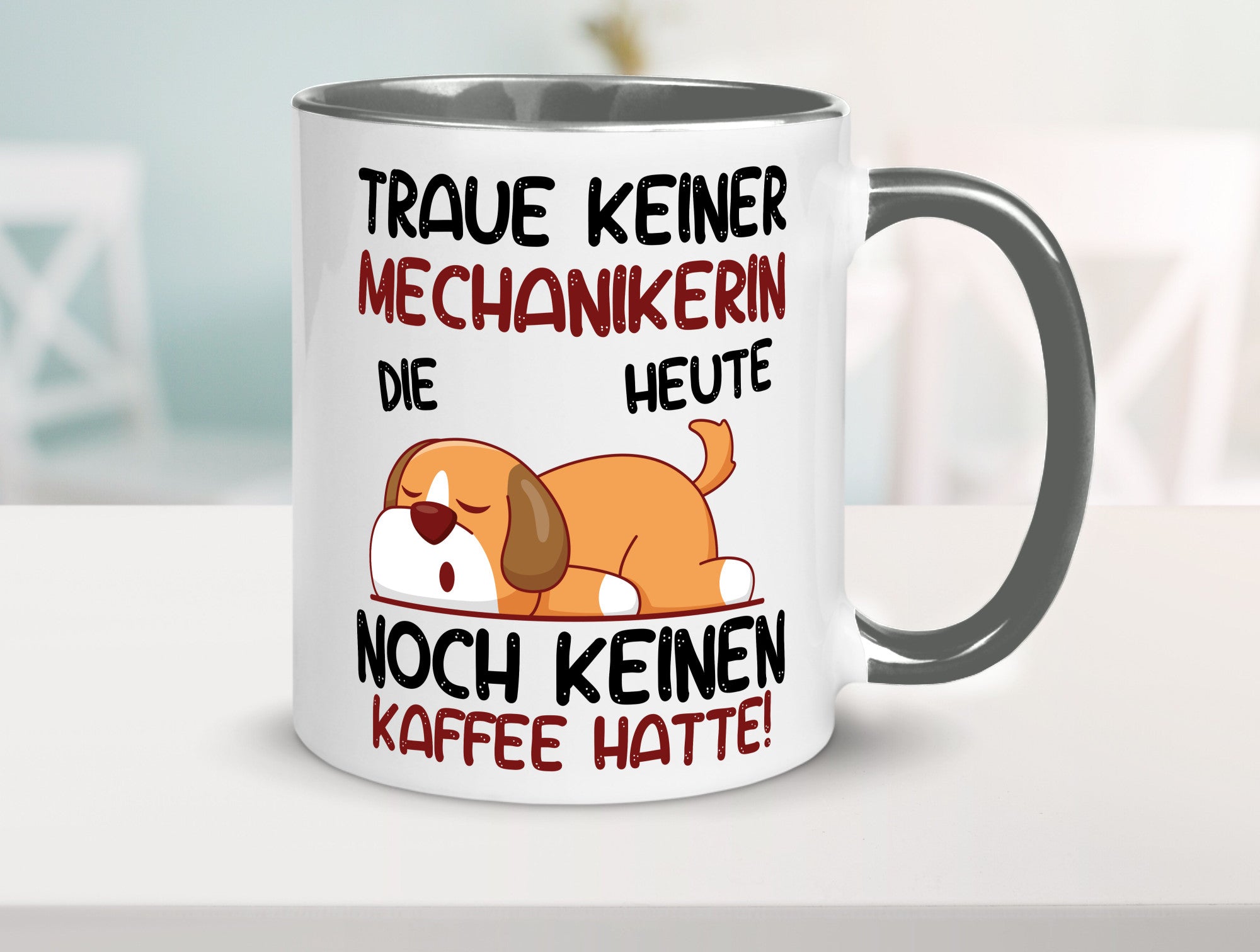 Traue keiner Mechanikerin | KFZ Humor Geschenkidee Tasse