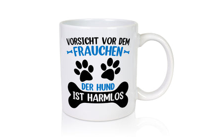 Caution of the woman dog is harmless | Dogs v2 funny saying gift