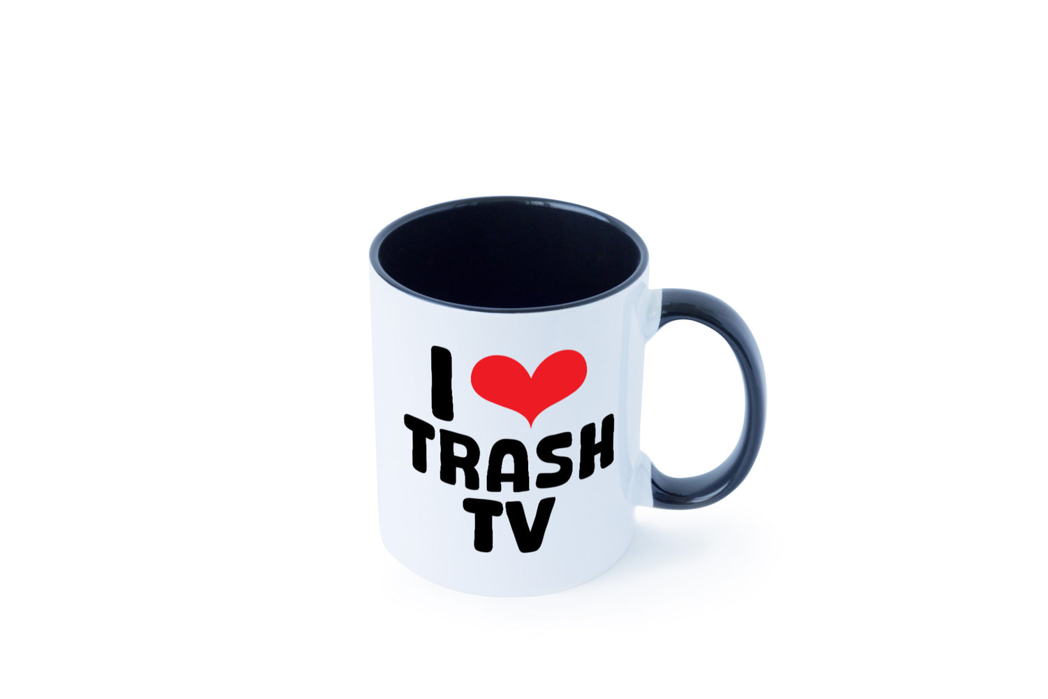 I love Trash TV | v2 lustig Humor Geschenkidee Geschenk Tasse