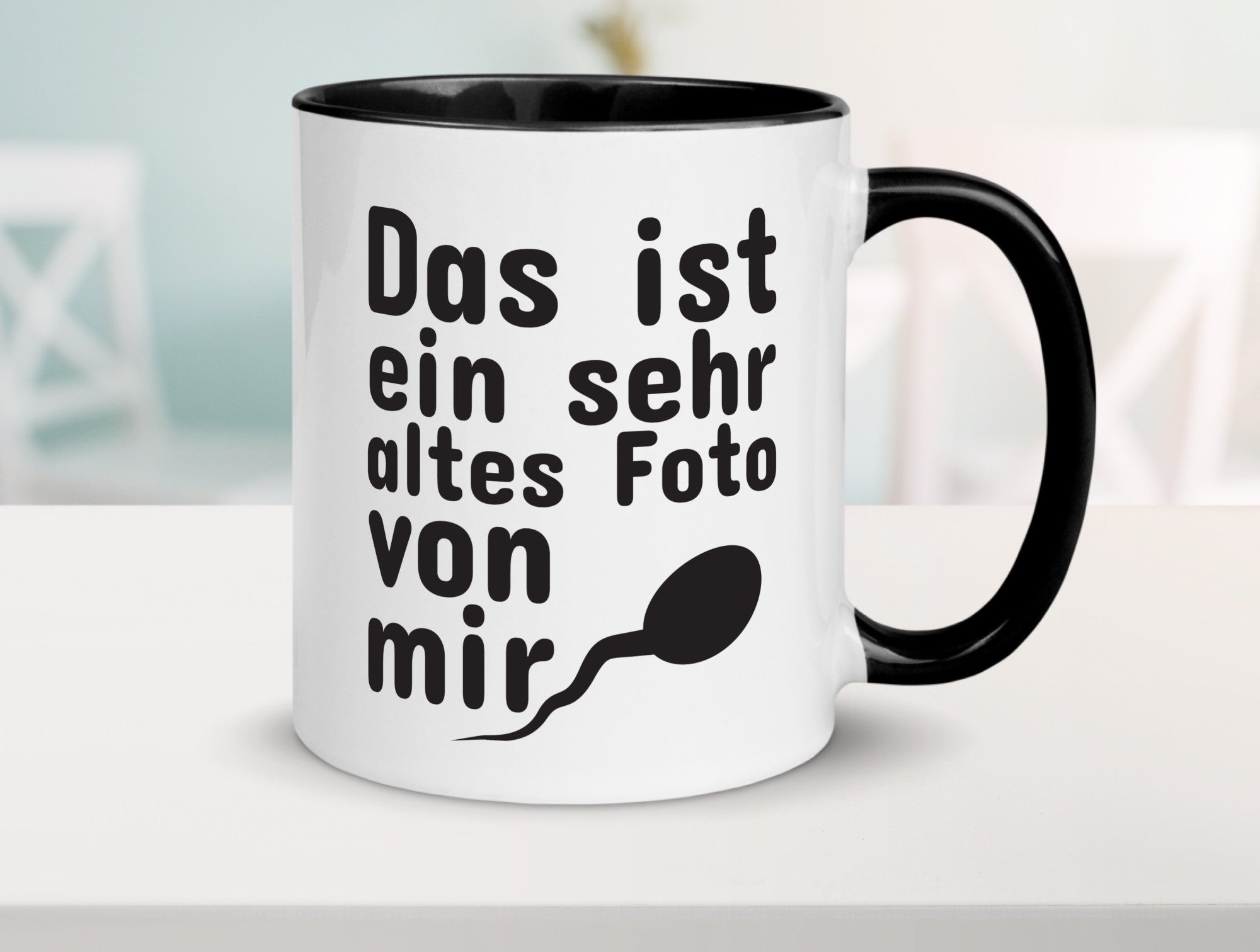 Sehr altes Foto von mir | lustige Tasse Männer Humor Geschenk Geschenkidee