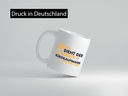 Der Weltbeste Bürokaufmann | Kaufmann lustig Arbeit Kollegen Büro Geschenk Tasse