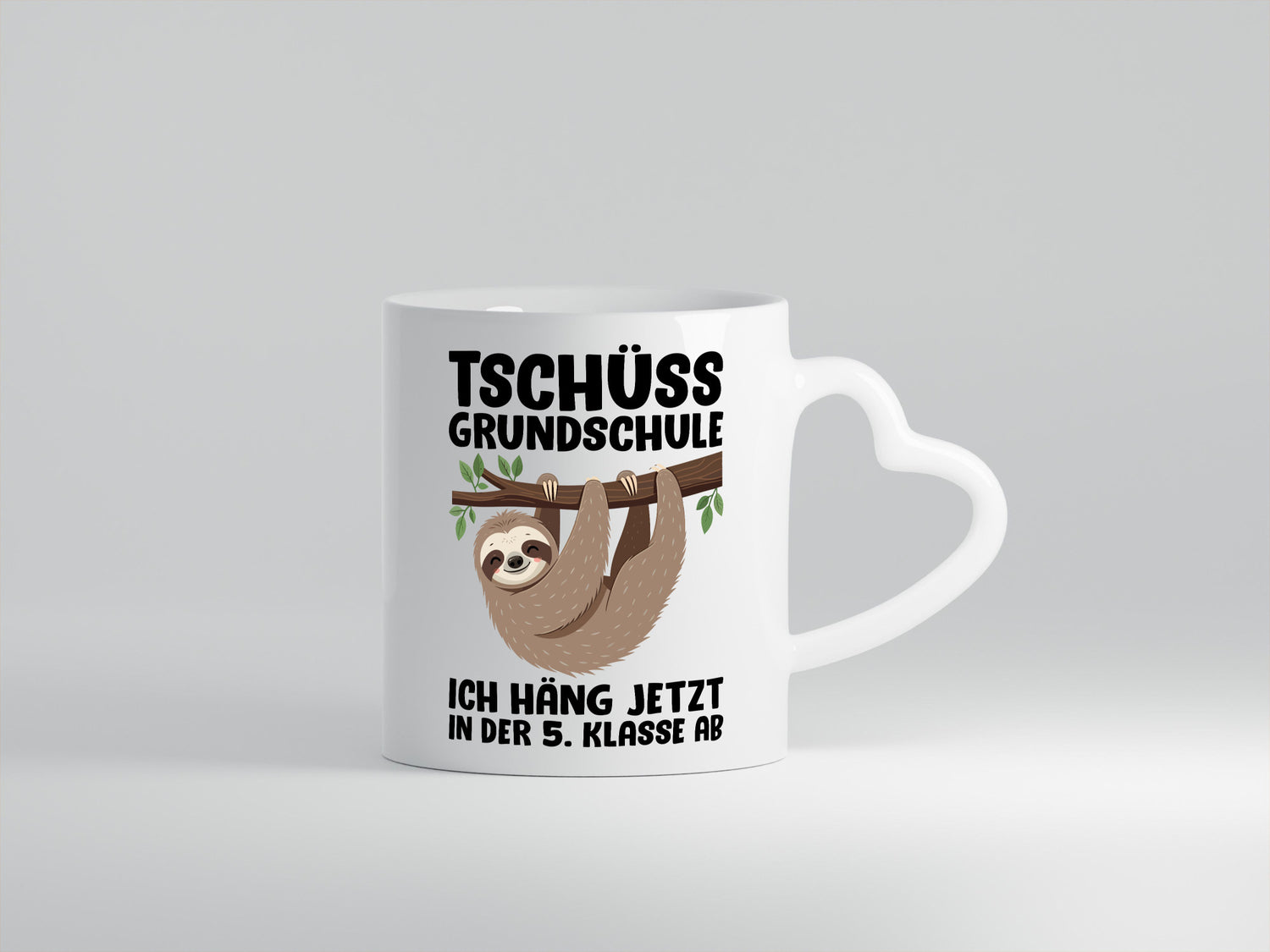 Tschüss Grundschule ich häng jetzt in der 5. Klasse ab Humor Geschenkidee Tasse
