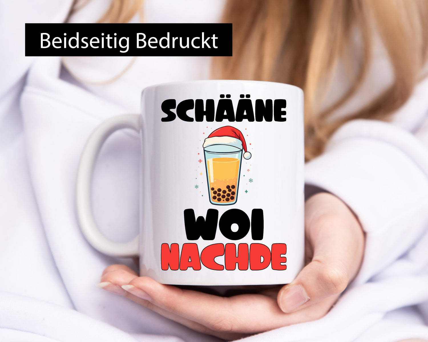 Schääne woi nachde | Weiohnachten Dialekt Mundart Geschenk Humor Geschenkidee