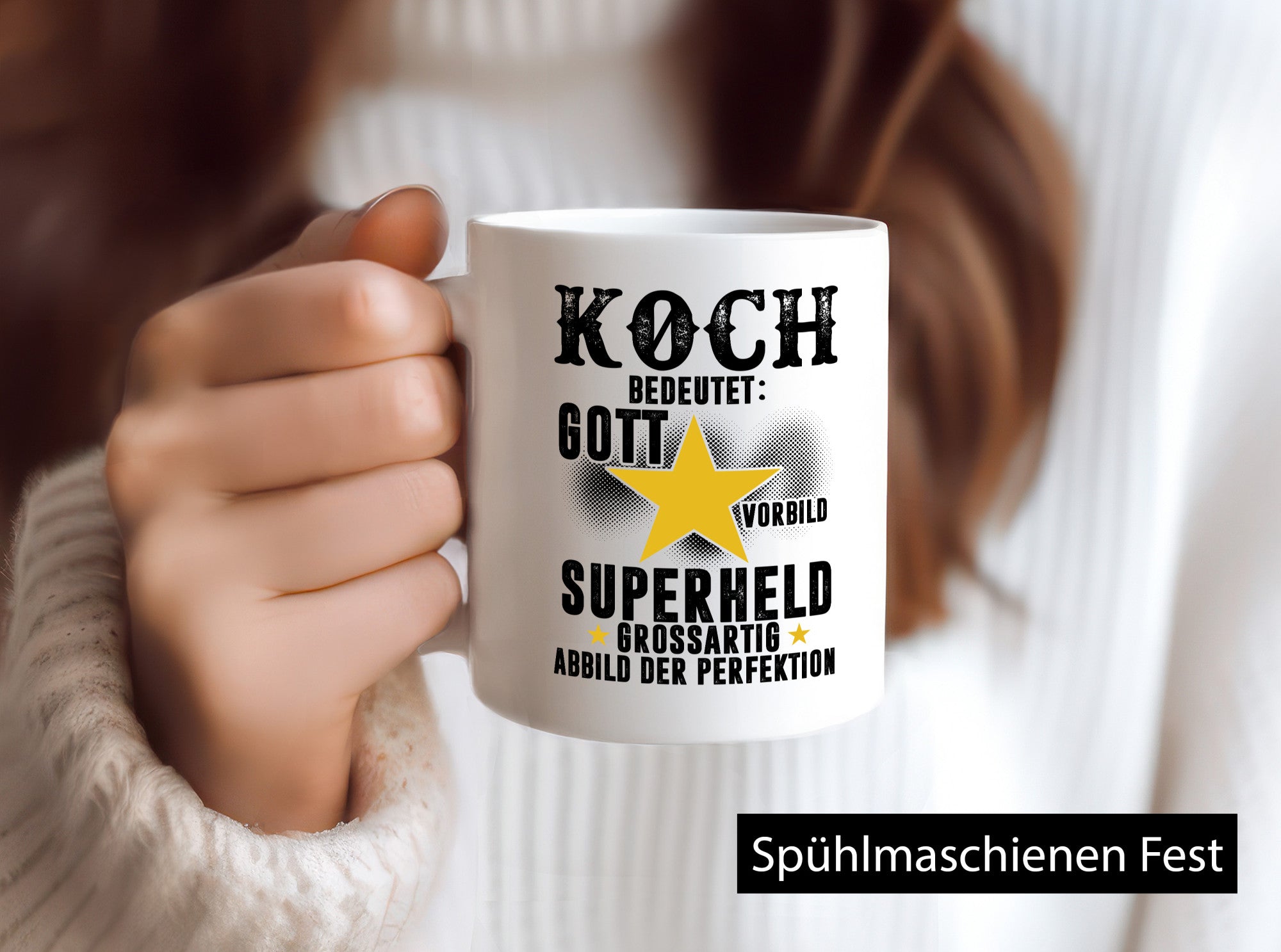 Bedeutung von Koch | Chefkoch Geschenkidee Arbeit Kollegen Büro Humor Tasse