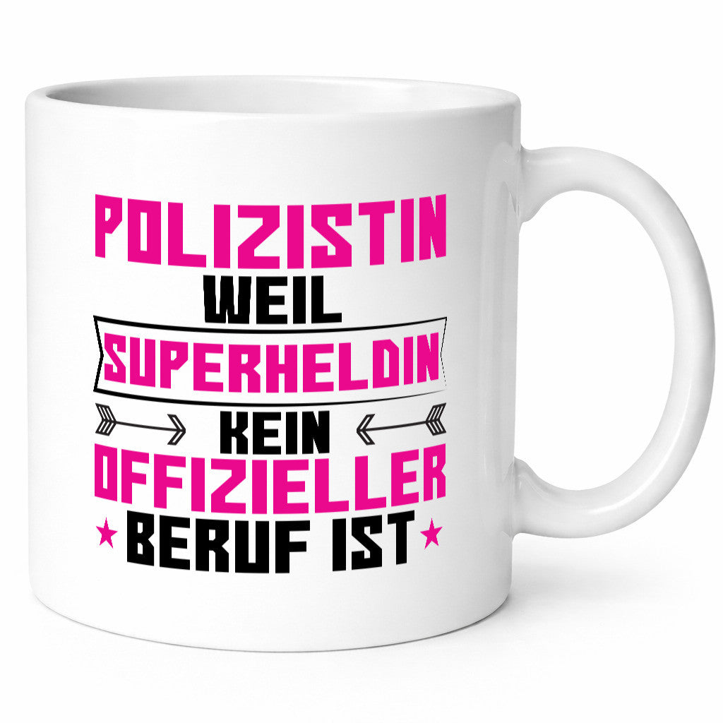 Superheldin Polizistin | Beruf Polizei Humor Arbeit Kollegen Büro Geschenkidee