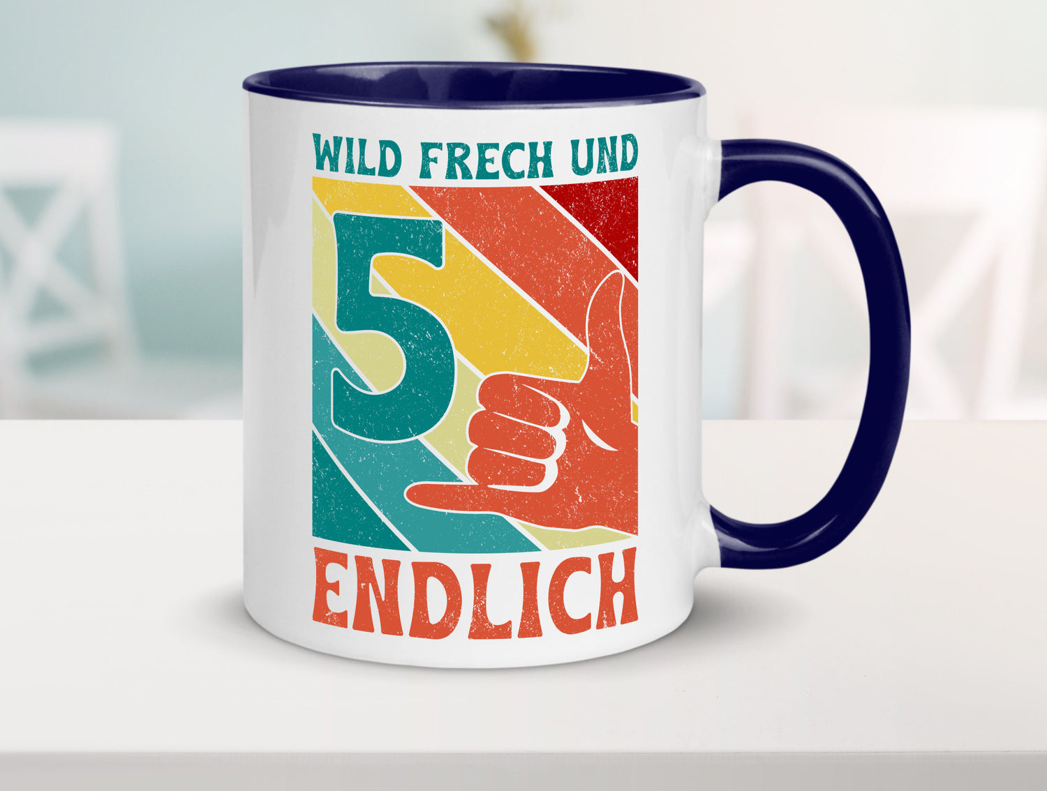 5. Geburtstag | 5 Jahre Wild und Frech Geschenk Geschenkidee lustiger Spruch