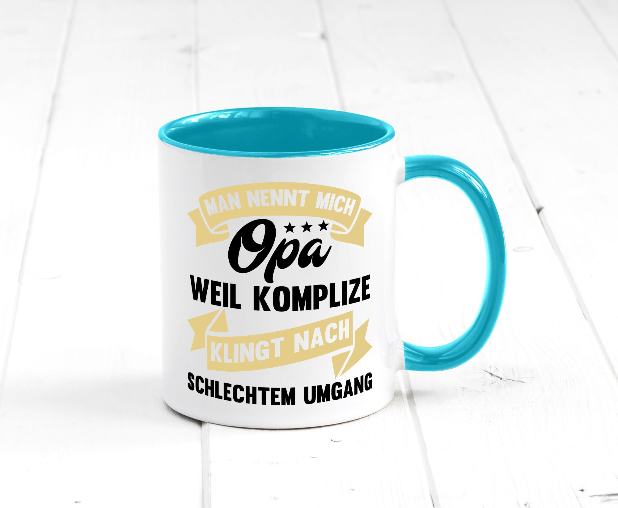 Man nennt mich Opa | Bester der Welt Humor Familie Geschenkidee Tasse
