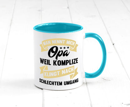 Man nennt mich Opa | Bester der Welt Humor Familie Geschenkidee Tasse