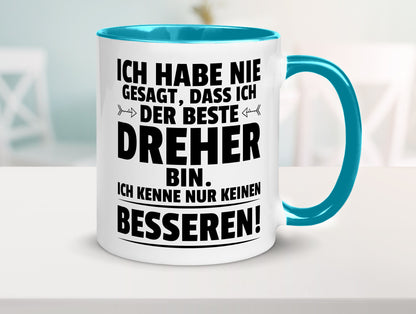 Der Beste Dreher | Fräser lustiger Spruch Geschenk Humor Geschenkidee Tasse