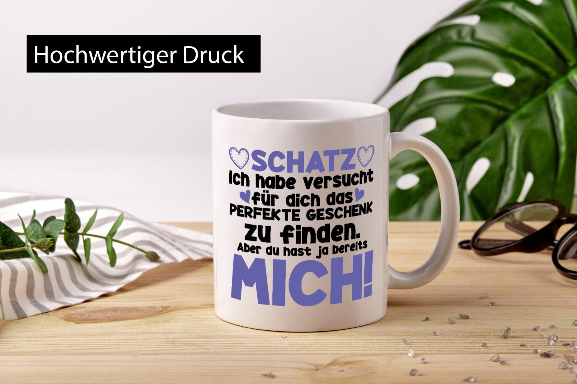 Schatz | Liebe Valentinstag Freund Freundin Herz Geschenkidee Humor Tasse