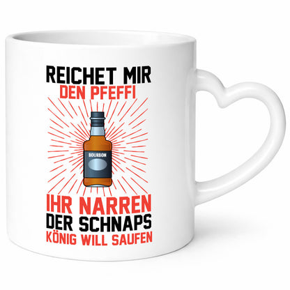 Der schnaps könig will saufen | Pfeffi Party lustiger Spruch Geschenk Humor
