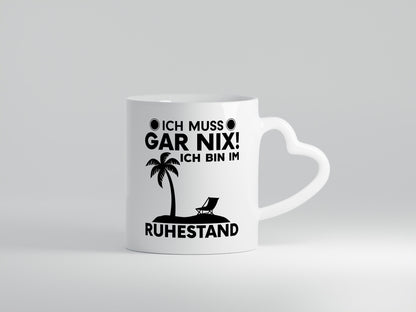 Ich bin im Ruhestand | Rentner Tasse Rente Humor Geschenkidee Jubiläum