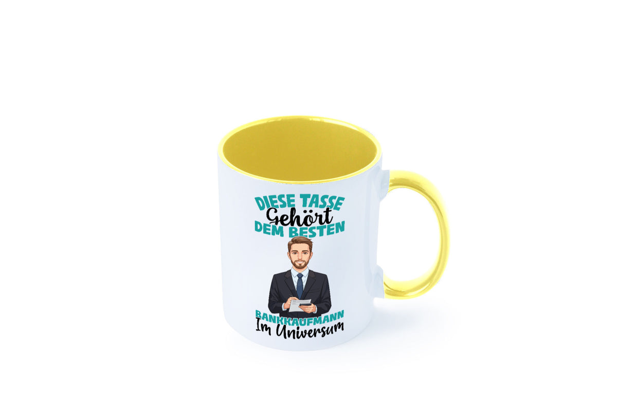 Im Universum: Bankkaufmann | Kaufmann Bank Kaufleute Geschenkidee Humor Tasse