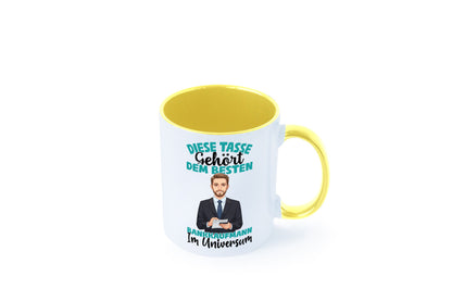 Im Universum: Bankkaufmann | Kaufmann Bank Kaufleute Geschenkidee Humor Tasse